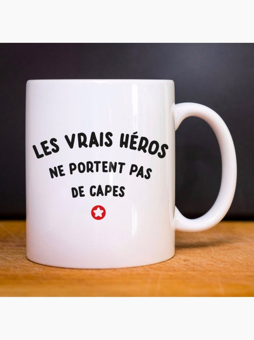 Mok LES VRAIS HEROS NE PORTENT PAS DE CAPES - Kiabi Mok LES VRAIS HEROS NE PORTENT PAS DE CAPES - Kiabi