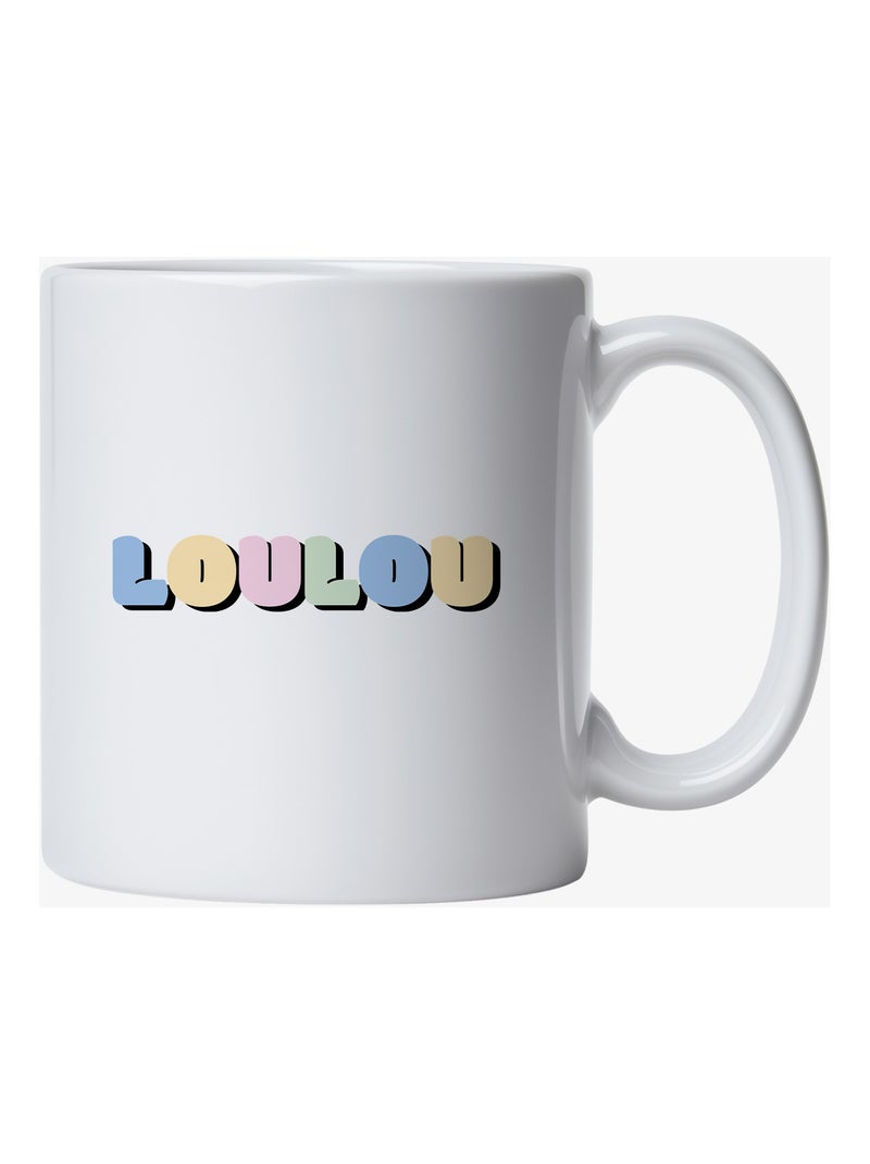 Mok LOULOU COLORE Wit - Kiabi