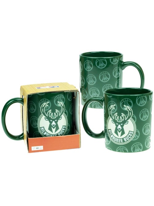 Mok NBA Milwaukee Bucks 'Back Me Up' en keramiek 350 ml groen - Kiabi Mok NBA Milwaukee Bucks 'Back Me Up' en keramiek 350 ml groen - Kiabi