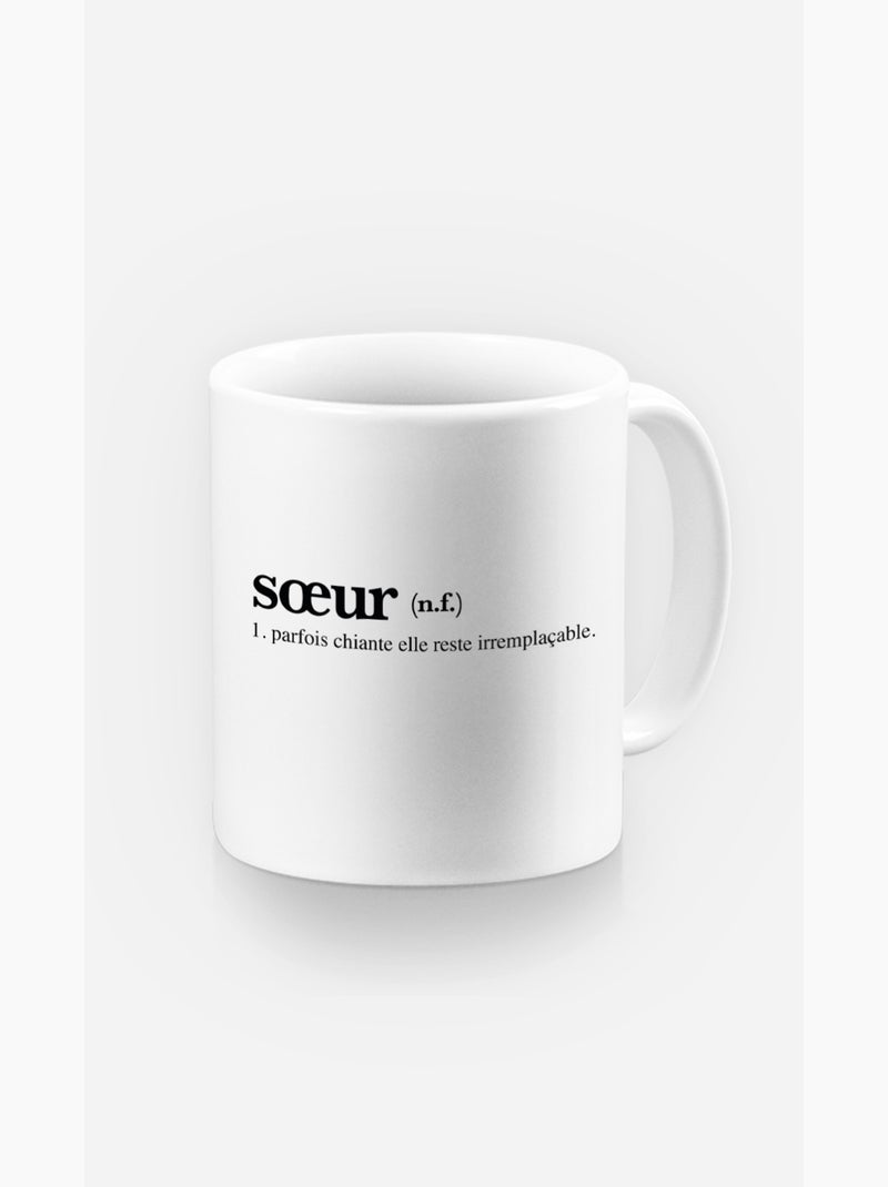 Mok SOEUR DEFINITION 2 Wit - Kiabi