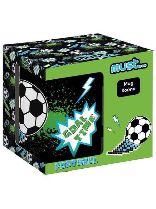 Mok van keramiek – 340 ml, voetbalmotief 'Must Football' – CMP - Kiabi