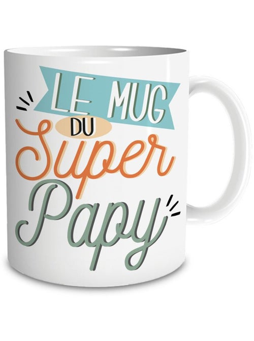 Mok van keramiek SUD_TRADING – 'De mok van superopa' – 320 ml - Kiabi