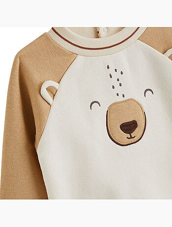 Moka baby set: sweatshirt en fleecebroek