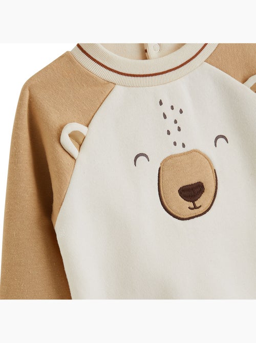 Moka baby set: sweatshirt en fleecebroek - Kiabi Moka baby set: sweatshirt en fleecebroek - Kiabi