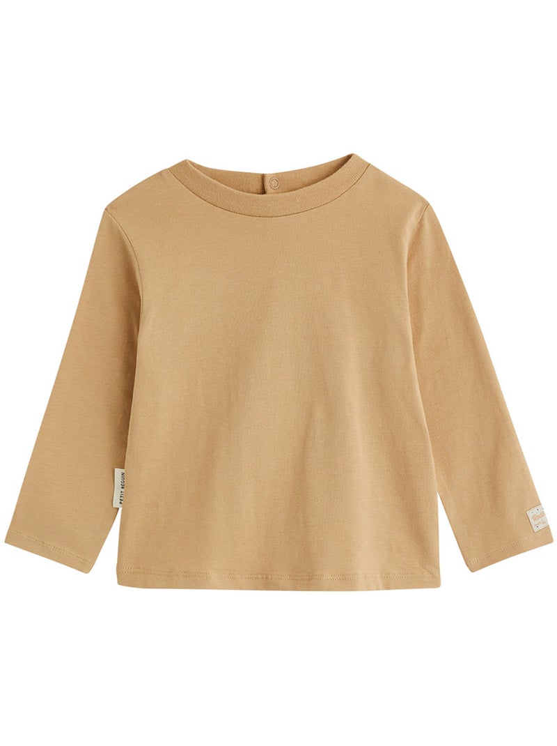 Moka fleece babyoveralls en t-shirtset Ecru - Kiabi