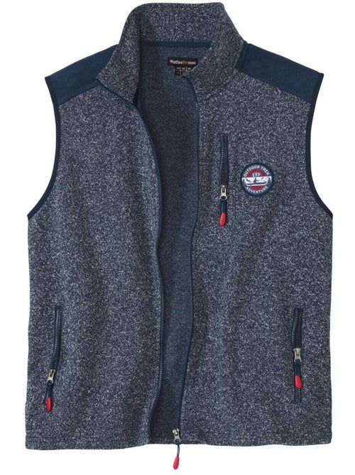 Molton bodywarmer outdoor - atlas for men - Kiabi