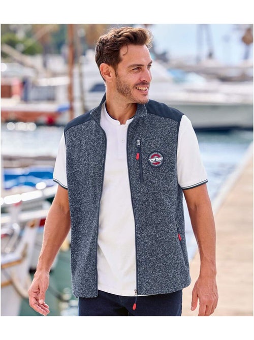 Molton bodywarmer outdoor - atlas for men - Kiabi
