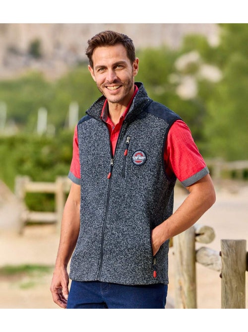 Molton bodywarmer outdoor - atlas for men - Kiabi