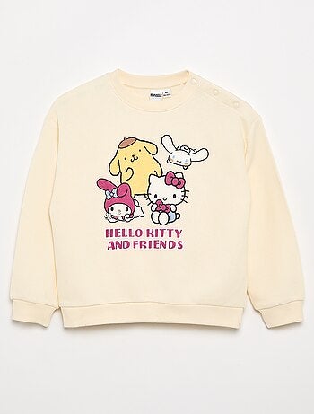 Molton sweater 'Hello Kitty' - gemakkelijk aan te trekken collectie