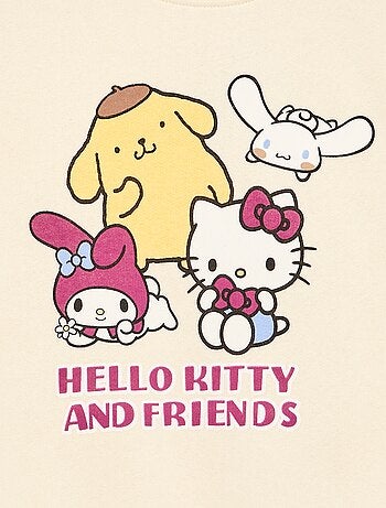 Molton sweater 'Hello Kitty' - gemakkelijk aan te trekken collectie