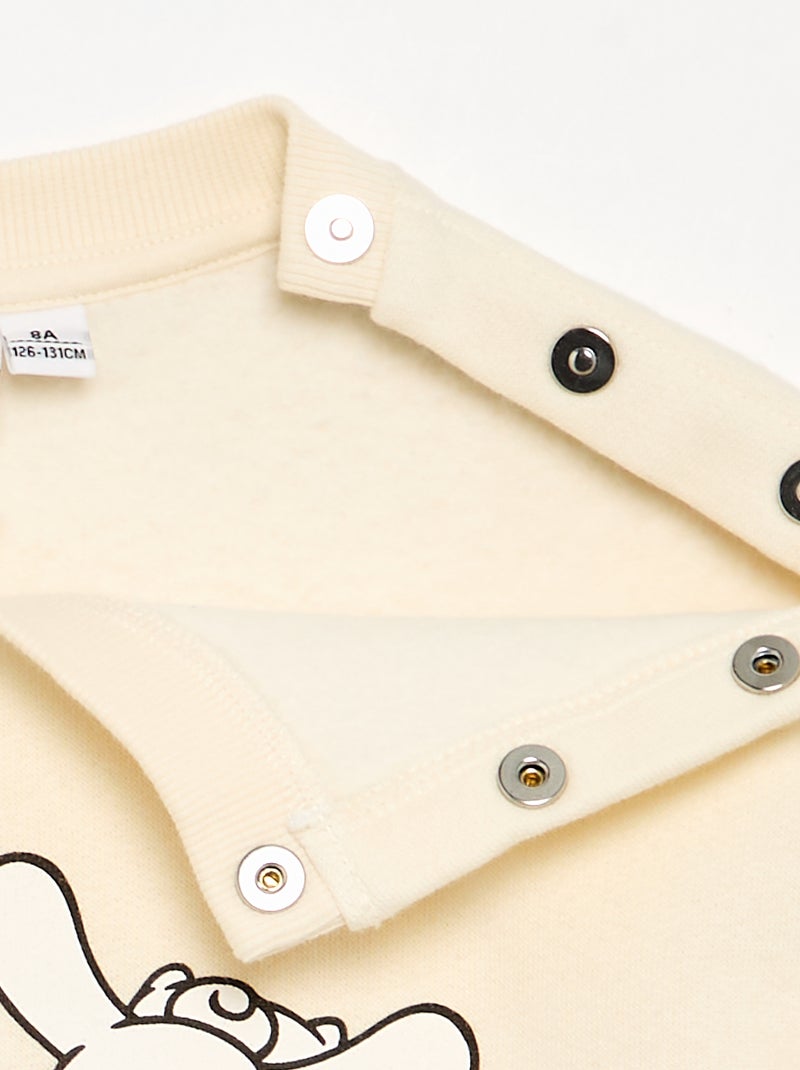 Molton sweater 'Hello Kitty' - gemakkelijk aan te trekken collectie Wit - Kiabi