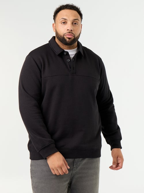 Molton sweater met polokraag - Kiabi Molton sweater met polokraag - Kiabi