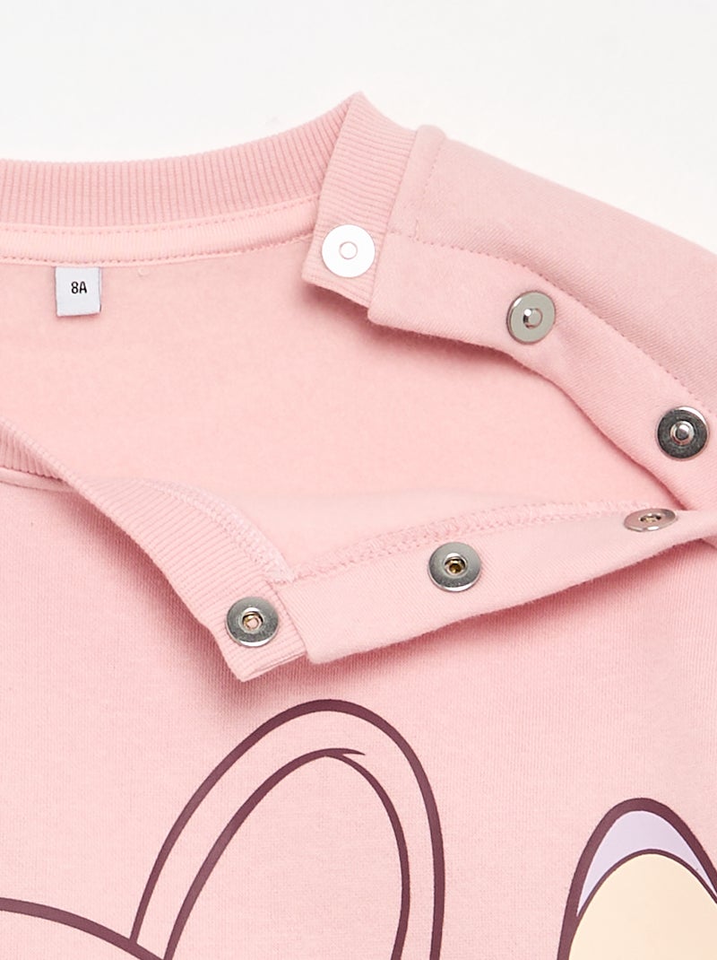 Molton sweater 'Stitch' - gemakkelijk aan te trekken collectie Rose - Kiabi
