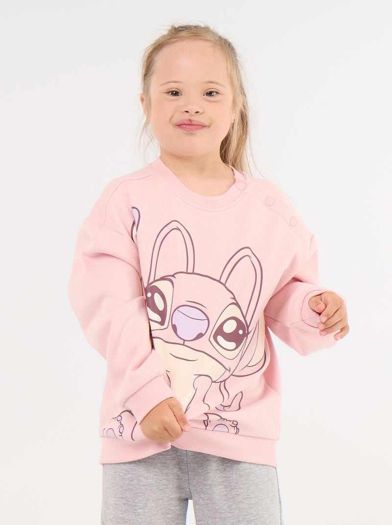 Molton sweater 'Stitch' - gemakkelijk aan te trekken collectie Rose - Kiabi