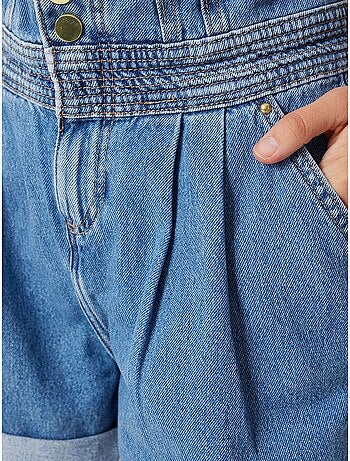 Mom-denimshort met hoge taille istanbul
