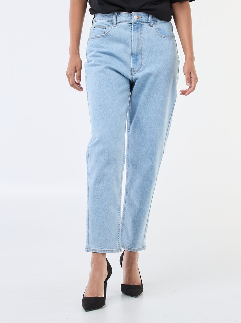 Mom-fit jeans - L28 Blauw - Kiabi