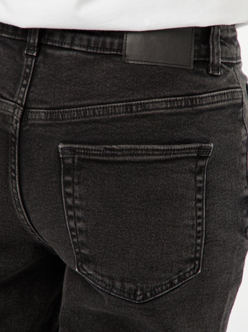 Mom-fit jeans - L28 Zwart - Kiabi