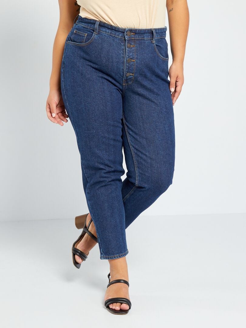 Mom-fit jeans - L30 BLAUW - Kiabi