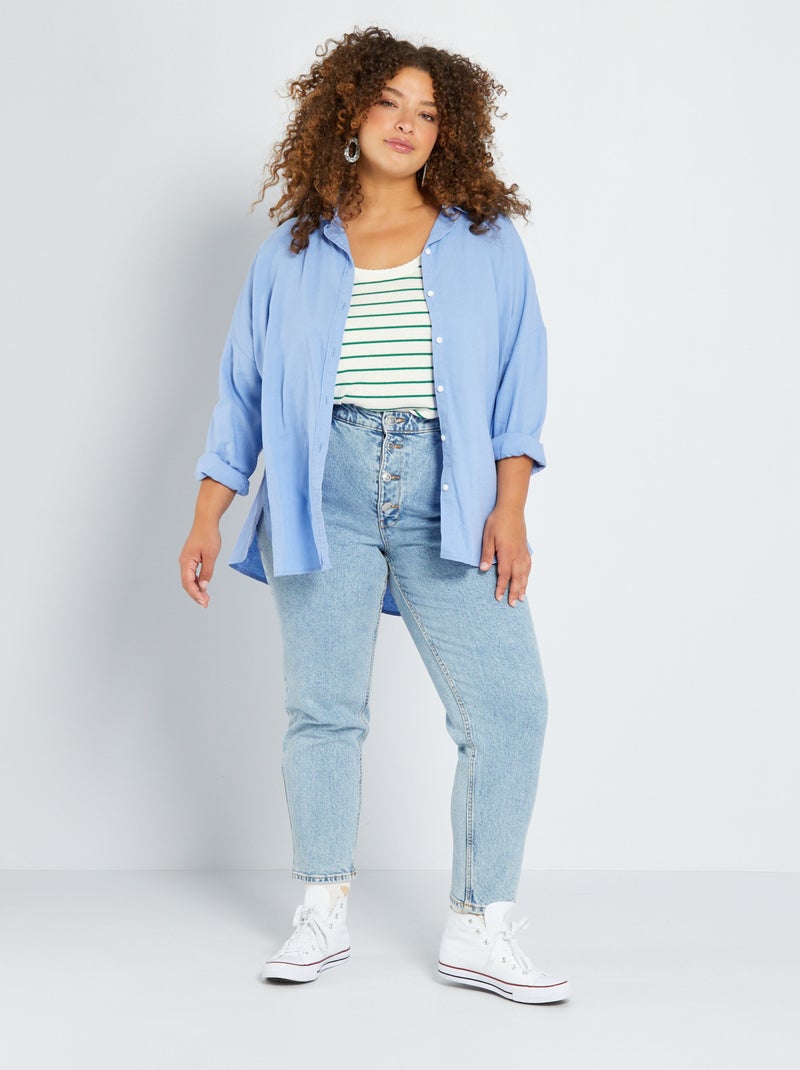 Mom-fit jeans - L30 BLAUW - Kiabi