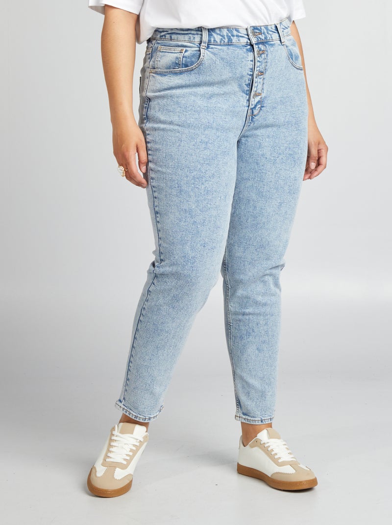 Mom-fit jeans - L30 BLAUW - Kiabi