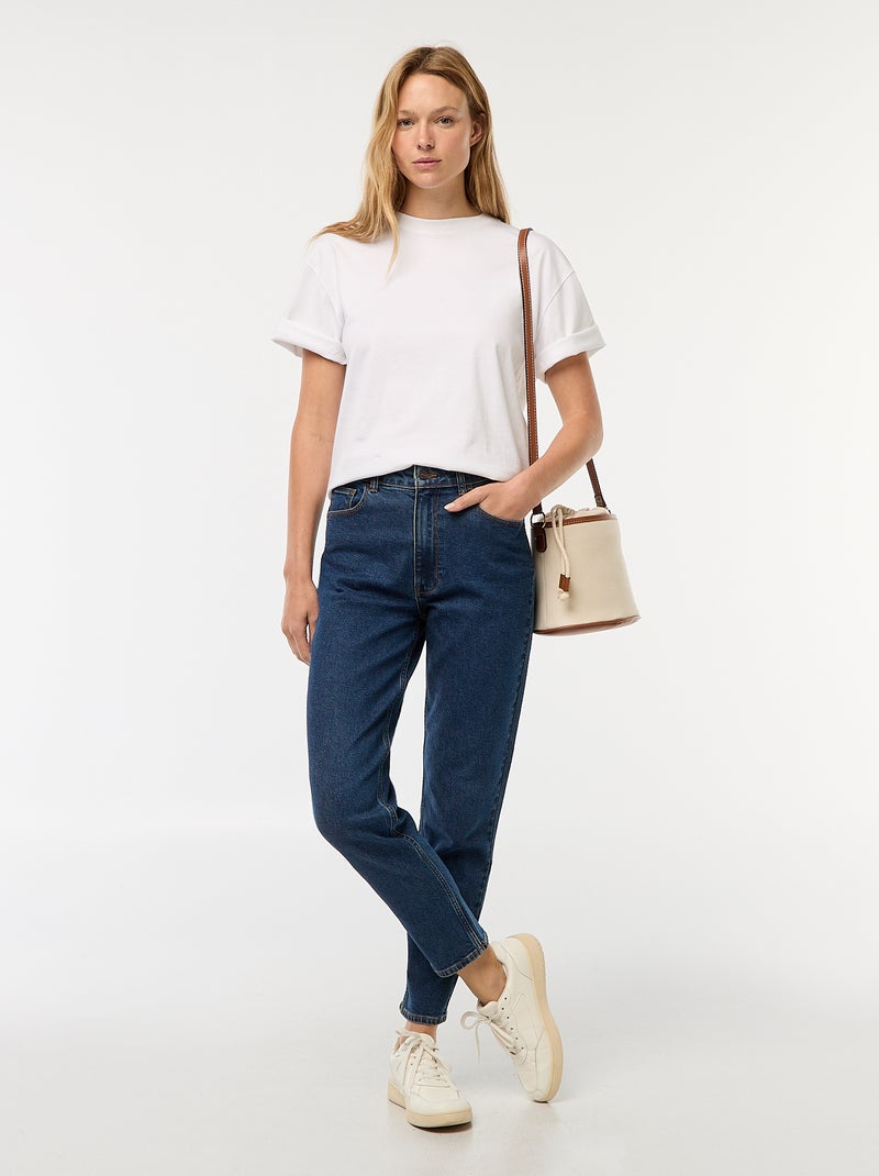 Mom-fit jeans - L30 Blauw - Kiabi