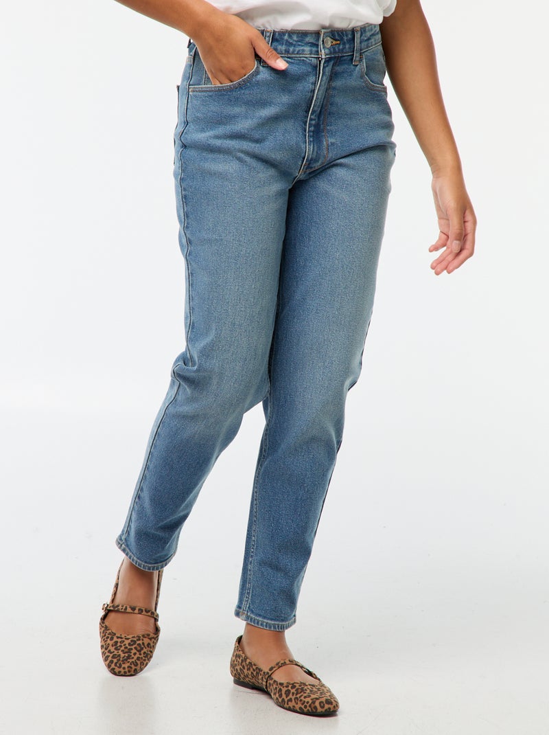 Mom-fit jeans - L30 Blauw - Kiabi