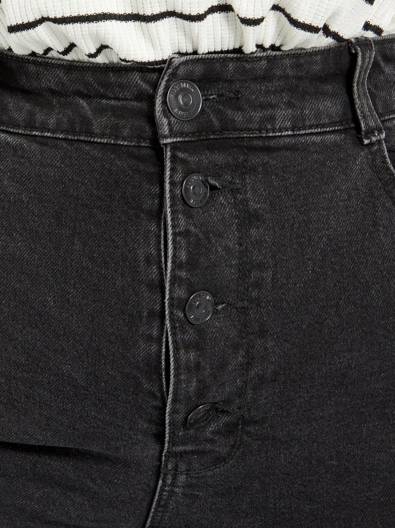 Mom-fit jeans - L30 ZWART - Kiabi