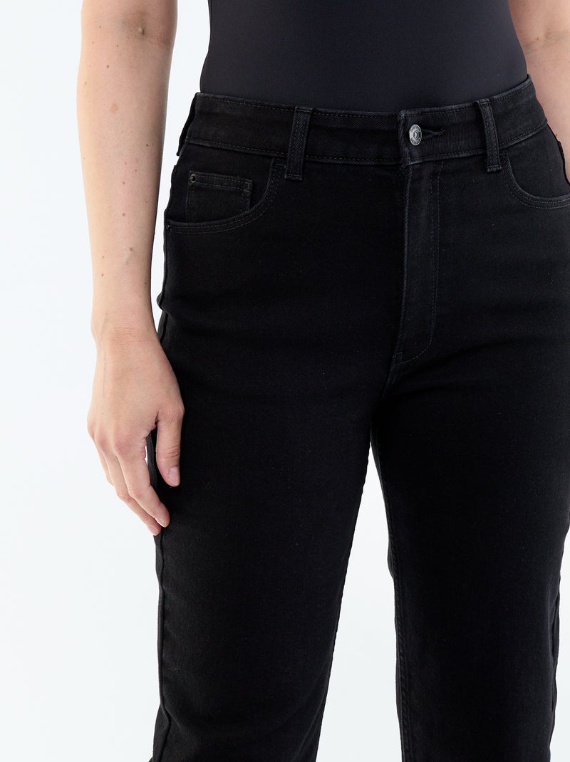 Mom-fit jeans - L30 Zwart - Kiabi