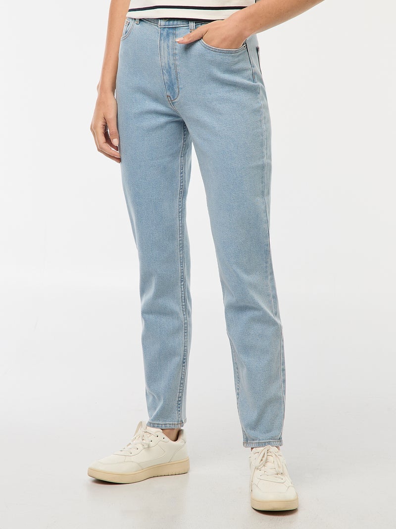 Mom-fit jeans - L32 Blauw - Kiabi