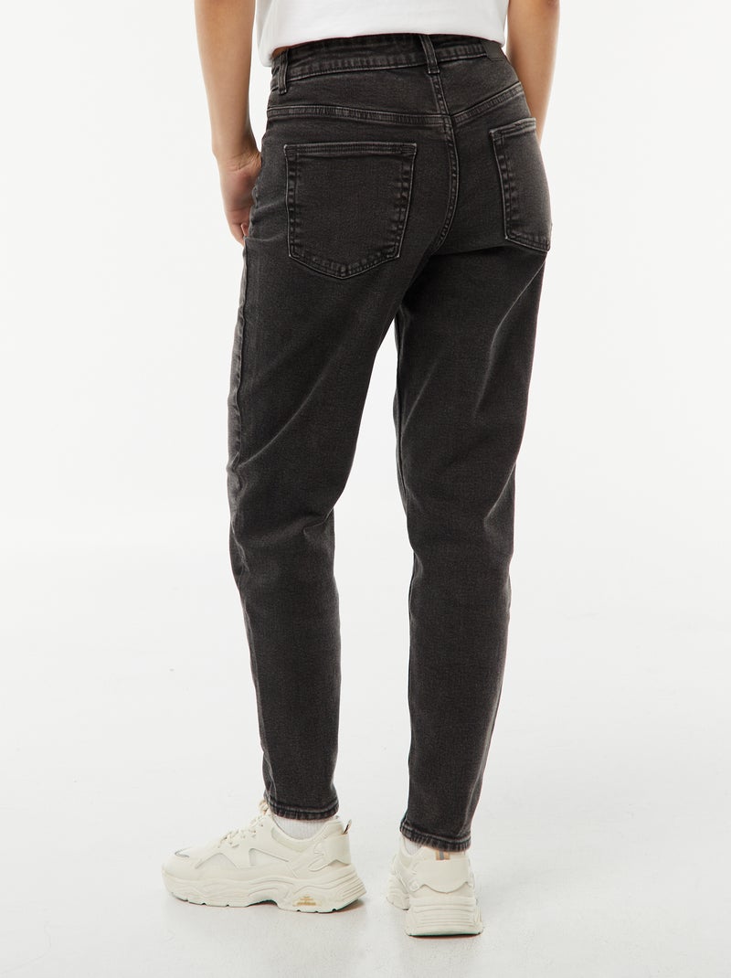 Mom-fit jeans - L32 Zwart - Kiabi