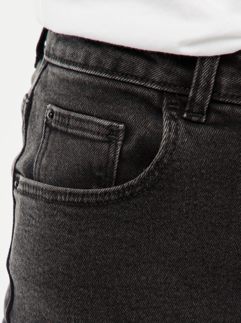Mom-fit jeans - L32 Zwart - Kiabi