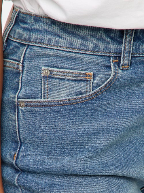 Mom-fit jeans met vijf zakken L34 - Kiabi