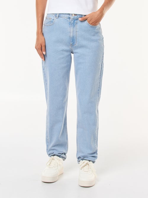 Mom-fit jeans met vijf zakken L34 - Kiabi