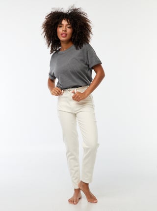 Mom-fit jeans met vijf zakken L34
