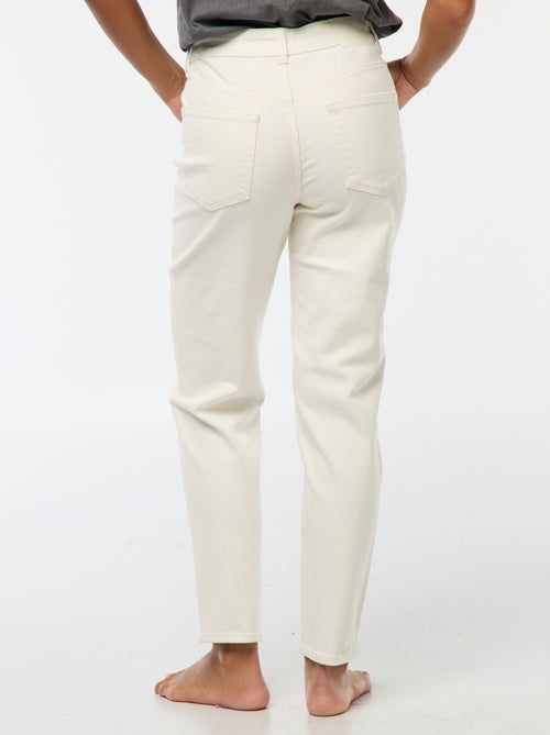 Mom-fit jeans met vijf zakken L34 - Kiabi