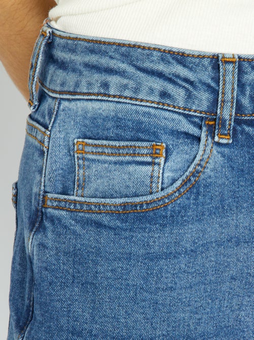 Mom-fit jeans met zeer hoge taille - L32 - Kiabi
