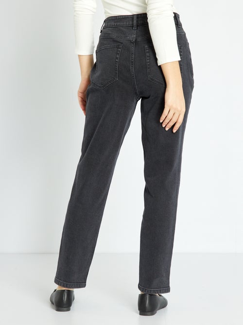 Mom-fit jeans met zeer hoge taille - L32 - Kiabi