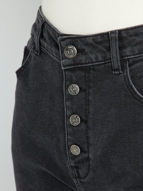 Mom-fit jeans met zeer hoge taille - L32 - Kiabi