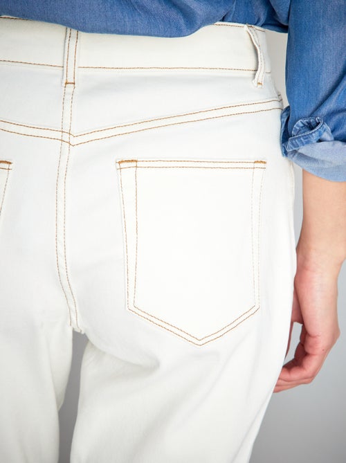 Mom-fit jeans met zeer hoge taille - L34 - Kiabi