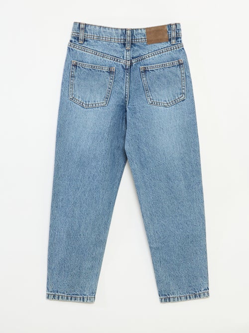 Mom fit spijkerbroek met stras - Kiabi