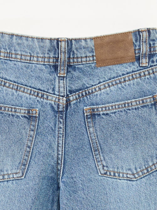 Mom fit spijkerbroek met stras - Kiabi