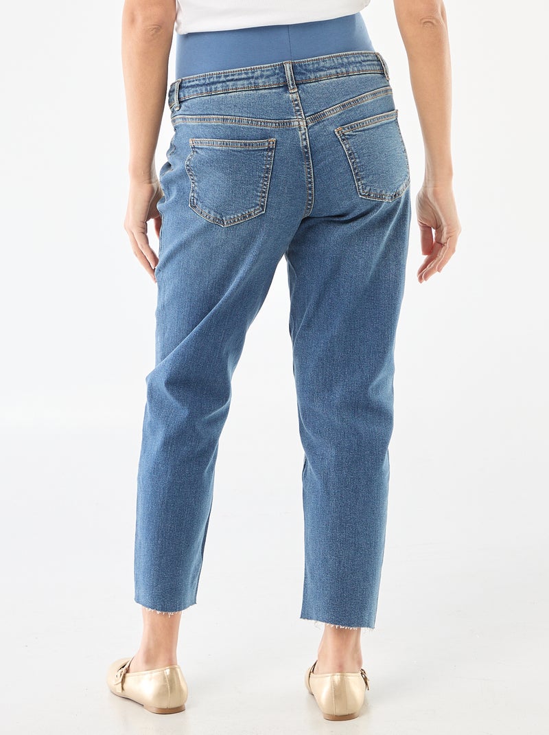 Mom fit zangerschapsjeans Blauw - Kiabi