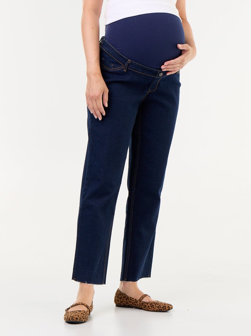 Mom fit zangerschapsjeans Blauw - Kiabi