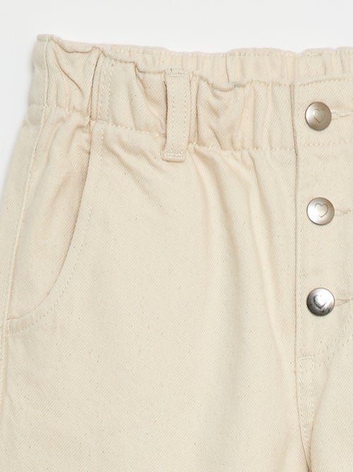 Mom jeans met hartvormige zakken - Kiabi