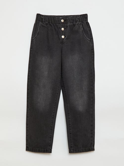 Mom jeans met hartvormige zakken - Kiabi