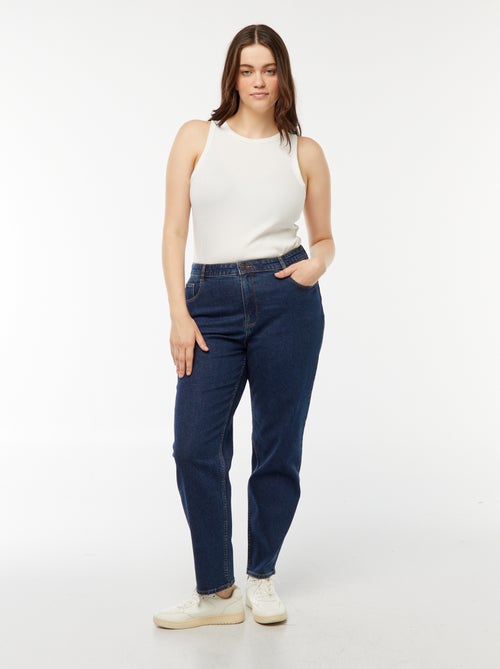 Mom jeans met hoge taille - L28 - Kiabi