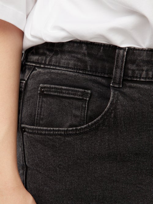 Mom jeans met hoge taille - L28 - Kiabi