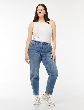 Mom jeans met hoge taille - L30