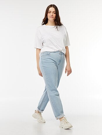 Mom jeans met hoge taille - L30