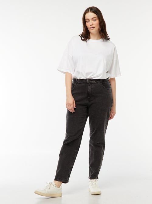 Mom jeans met hoge taille - L30 - Kiabi
